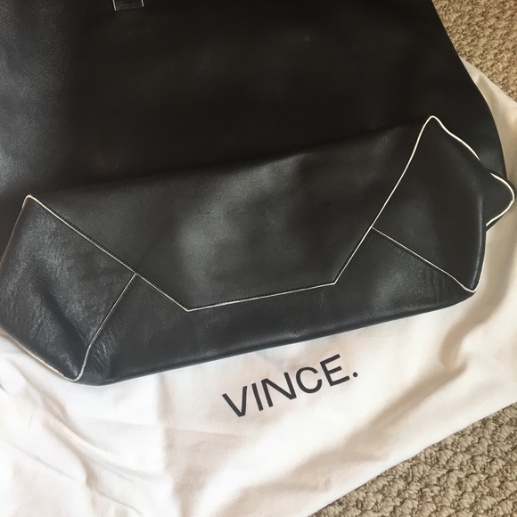Vince large leather tote - Picture 5 of 9